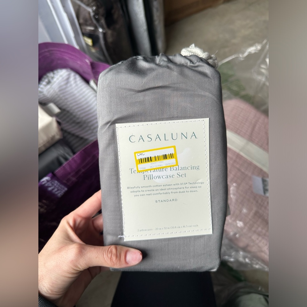Casaluna Gray Pillow cases set